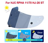 Visière Photochromique pour HJC RPHA 11 PRO RPHA 70 ST HJ-26 Casque Bouclier UV Cut Casco Moto Face Shield Visera Pare-Brise Anti fog film