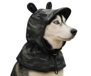 Visière Pour Chien Coiffe anti-UV ajustable à cordon | Avec Chapeau À Large Bord Pour Chiot pour Chiot Race Moyenne, la Plage, Fête, Randonnée et Marche