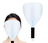Visière pour le visage, aide à la coiffure, outil de protection des cheveux, accessoire de salon transparent avec utilité pratique, cache-yeux avec structure robuste, accessoires cosmétiques de 32,5 x