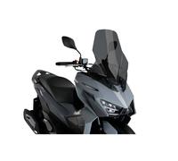 Visière PUIG V-Tech Touring Fumé Foncé Pour Sym JET X 125 2021-2025