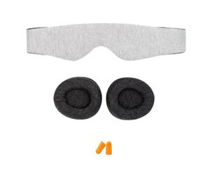 Visière réglable : design en coton et polyester, bandage à pression nulle, couche lisse et respirante, couverture pour dormir confort de première qualité. Utilisation idéale pour les séjours à l'hôtel