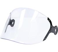 Visière SMK RETRO JET cadre transparent noir mat