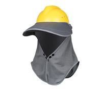 Visière solaire pour casque de chantier, maille respirante, résistante aux UV, réglable, avec protection du cou, pour l'été, le chantier, le travail en plein air, le cyclisme, la pêche, la marche