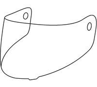 Visière Transparente Prédisposition Pinlock Casque AIROH Rev 19