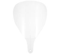 Visière Visage Transparente en Plastique PP Laque, Protection Coiffeur | Usage Salon de Coiffure, Écran Clair Haute Transparence, Nettoyage Facile, pour Sprays et Éclaboussures de Teinture