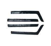 Visières De Déflecteurs De Vent De Fenêtre Latérale Automatique Noire pour Hummer H2 H3 2003-2009 Rain Guard Door Visor Vent Shades Dark Smoke Ventvisor Pare-Fumée Coupe-Vent Vitres(for H2 2003-2009)