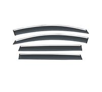 Visières De Fenêtre pour VW pour Golf 8 Mk8 2020-2022 Pare-Pluie Fenêtre Couverture De Pluie Déflecteur Auvent Bouclier Évent Garde Déflecteurs d'air Et Pluie Protection Solaire