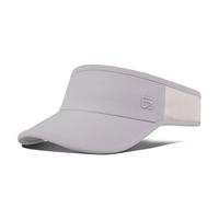 Visières de Soleil Sportives Casquette de Golf Chapeau Léger et Respirant Maille avec Protection UV Visière Courte Ajustable Casquettes de Protection Solaire pour la Course et le Tennis Gris Clair