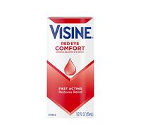 Visine Red Eye Comfort Redness Relief Drops to Help Relieve Red Eyes Due to Minor Irritations Fast, Tetrahydrozoline HCl, 0.5 fl. oz