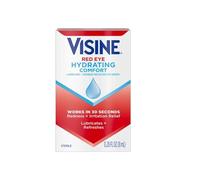 Visine Red Eye Gouttes hydratantes et lubrifiantes pour aider à hydrater et soulager les yeux rouges en raison d'irritations oculaires mineures rapidement 0,8 g