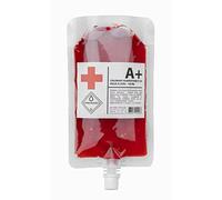 VISIO TECH Poche de faux sang liquide professionnel pour décor halloween 150mL