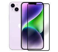 Visiodirect 2 Film vitre pour téléphone Mobile Iphone 14 Plus 6.7" Bordures Noires Verre trempé de Protection Transparent