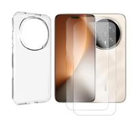 Visiodirect 2 Verre trempé pour Honor Magic8 Pro 5G + Coque Transparente