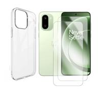 Visiodirect 2 Verre trempé pour OnePlus 15R 5G 6.83" + Coque Transparente