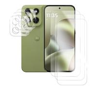 Visiodirect 3Verre trempé pour Motorola Moto G77/G67 5G + 3Verre caméra