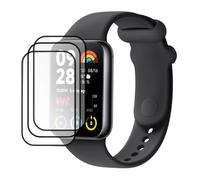 Visiodirect 3Verres trempé avec Bordures Noir pour Xiaomi Smart Band 9 Pro