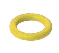 Visiodirect Anneau en Caoutchouc Souple 15 cm - Jaune