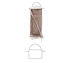 Visiodirect Badminton - Porte-Filet en métal - Dimensions : 25 cm x 16.5 cm