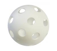 Visiodirect Balle pour unihockey de Couleur Blanc, avec diamètre de 70 mm