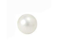 Visiodirect Ballon nacré Coloris Blanc - Diamètre : 18 cm