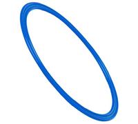 Visiodirect Cerceau Plat en polypropylène de Couleur Bleu, diamètre 35 cm