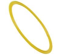 Visiodirect Cerceau Plat en polypropylène de Couleur Jaune diamètre70 cm