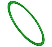 Visiodirect Cerceau Plat en polypropylène de Couleur Vert - diamètre 50 cm