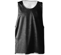 Visiodirect Chasuble alvéolée ajourée Reversible de Taille Small, Couleur Noir/Blanc