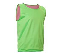 Visiodirect Chasuble Reversible Rugby, Taille XXlarge, Coloris Rose/Vert, en Polyester