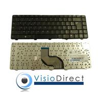 Visiodirect Clavier Français AZERTY pour Ordinateur Portable Dell Inspiron M5030 Noir