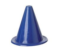 Visiodirect Cône de signalisation, cône d'entraînement Extra-Souple Bleu Hauteur 18 cm