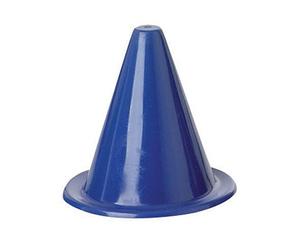 Visiodirect Cône de signalisation, cône d'entraînement Extra-Souple Bleu Hauteur 18 cm