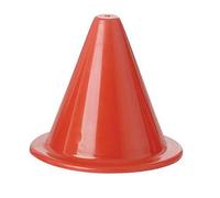 Visiodirect Cône de signalisation, cône d'entraînement Extra-Souple Rouge Hauteur 18 cm
