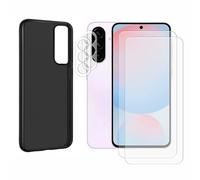 Visiodirect Coque de Protection Noir Souple Silicone Compatible pour Samsung Galaxy A36 5G SM-A366B 6.7" / Samsung Galaxy A56 5G SM-A566B 6.7"