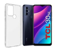 Visiodirect Coque de Protection Souple Silicone Transparente pour TCL 30 SE 6.52"