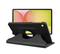 Visiodirect Coque Rotatif en Simili Cuir Compatible pour Samsung Galaxy Tab S10 FE+ Plus SM-X620, SM-X626, SM-X626B 13.1" - Noir