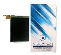 Visiodirect® Ecran Complet Bas INFERIEUR pour Nintendo 3DS XL vitre Verre LCD