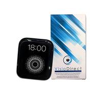 Visiodirect Ecran Complet Compatible avec Apple Watch Serie 5 Taille 44mm Noir LCD + Vitre Tactile
