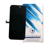Visiodirect Ecran Complet Compatible avec Iphone 15 Pro Taille 6.1" vitre Tactile + Ecran LCD