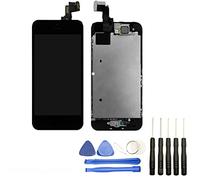 Visiodirect® Ecran Complet Compatible avec iPhone 5S Noir+ Kit Outils