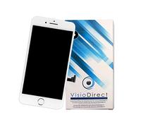 Visiodirect Ecran Complet Compatible avec Iphone SE 2020 Blanc (avec nappes et Bouton Home)