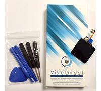 Visiodirect Ecran Complet Compatible avec iPod Nano 6 Noir vitre Tactile + ecran LCD + kit Outil