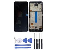 Visiodirect Ecran Complet Compatible avec Samsung Galaxy A52S 5G SM-A528B 6,5" vitre Tactile + ecran LCD sur Chassis + Kit Outils