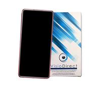 Visiodirect Ecran Complet Compatible avec Samsung Galaxy S20 FE 5G SM-G781B Rouge vitre Tactile + écran LCD sur Chassis