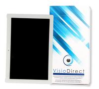 Visiodirect® Ecran Complet pour ASUS Zenpad 10 Z300 Z300C Z300CL 10.1" Tablette Blanche vitre Tactile + écran LCD