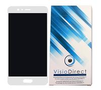 Visiodirect® Ecran Complet pour Huawei P10 Blanc téléphone Portable vitre Tactile + écran LCD