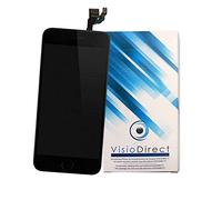 Visiodirect Ecran Complet pour IPHONE 6 Noir (avec nappes et Bouton Home) vitre Tactile et ecran LCD Téléphone Portable