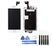 Visiodirect® Ecran Complet: Vitre + LCD Compatible avec iPhone 6S Blanc + Kit Outils