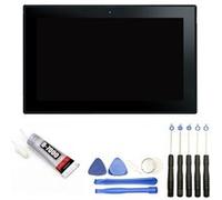 Visiodirect® Ecran complet: Vitre + LCD compatible avec Nokia Lumia 2520 NOIR+ Kit outils + Colle B7000 Offerte NOIR G