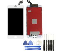 Visiodirect® Ecran Complet: Vitre + LCD sur châssis Compatible avec iPhone 6S+ Blanc + Kit Outils